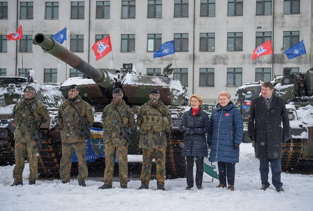D. Grybauskaitės susitikimas su Vokietijos gynybos ministre