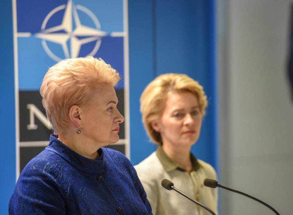 D. Grybauskaitės susitikimas su Vokietijos gynybos ministre