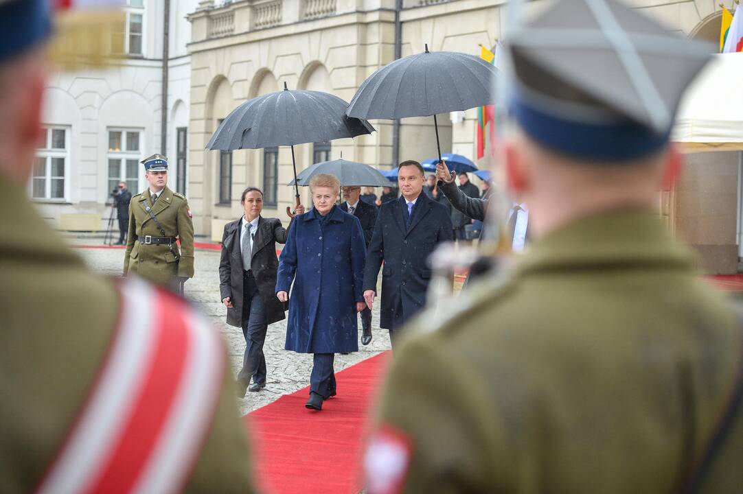 Dalia Grybauskaitė ir Andrzejus Duda