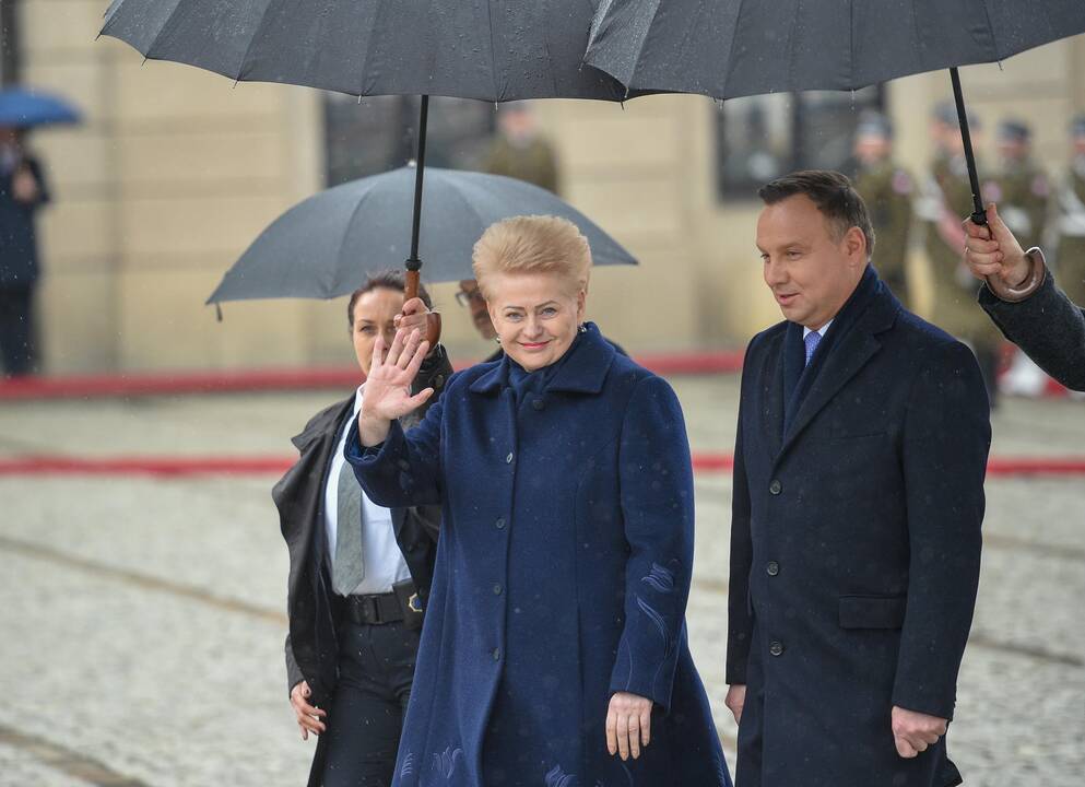 Dalia Grybauskaitė ir Andrzejus Duda