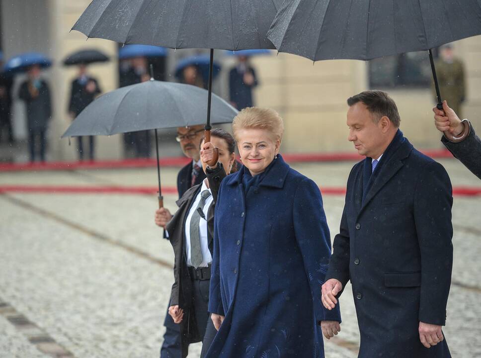 Dalia Grybauskaitė ir Andrzejus Duda