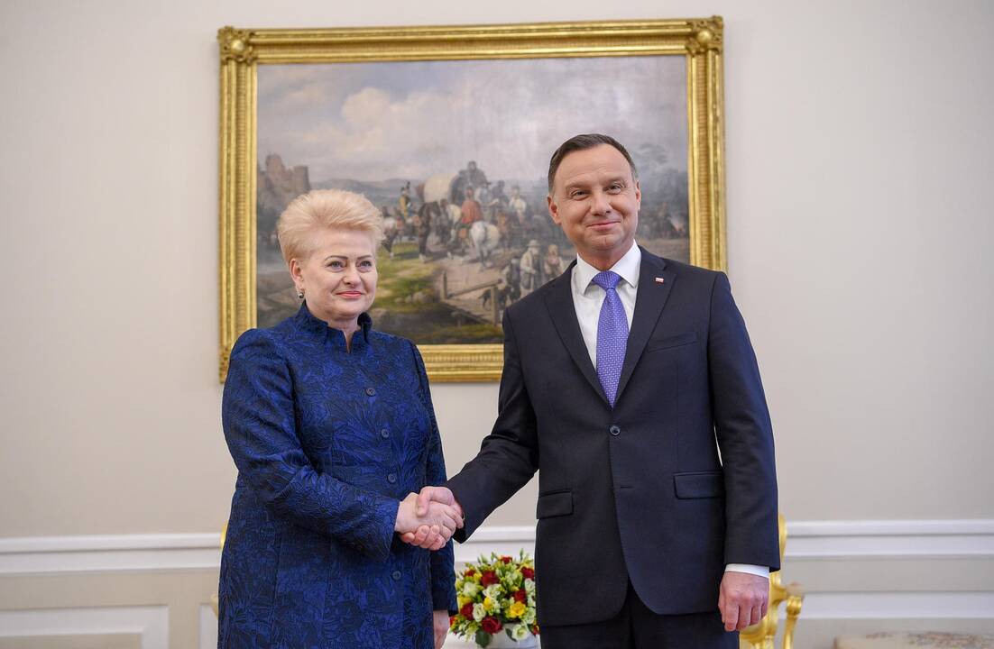 Dalia Grybauskaitė ir Andrzejus Duda