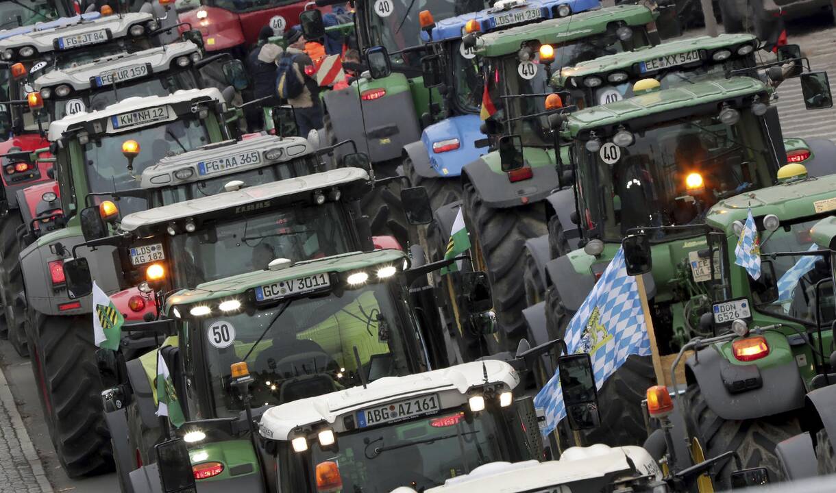 Ūkininkų protestas Berlyne