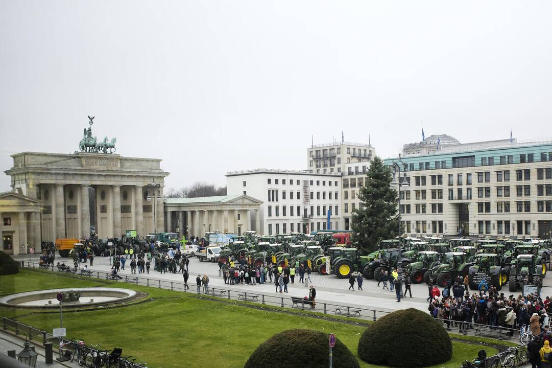 Ūkininkų protestas Berlyne