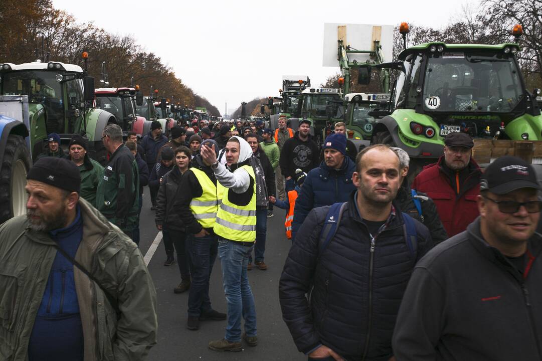 Ūkininkų protestas Berlyne