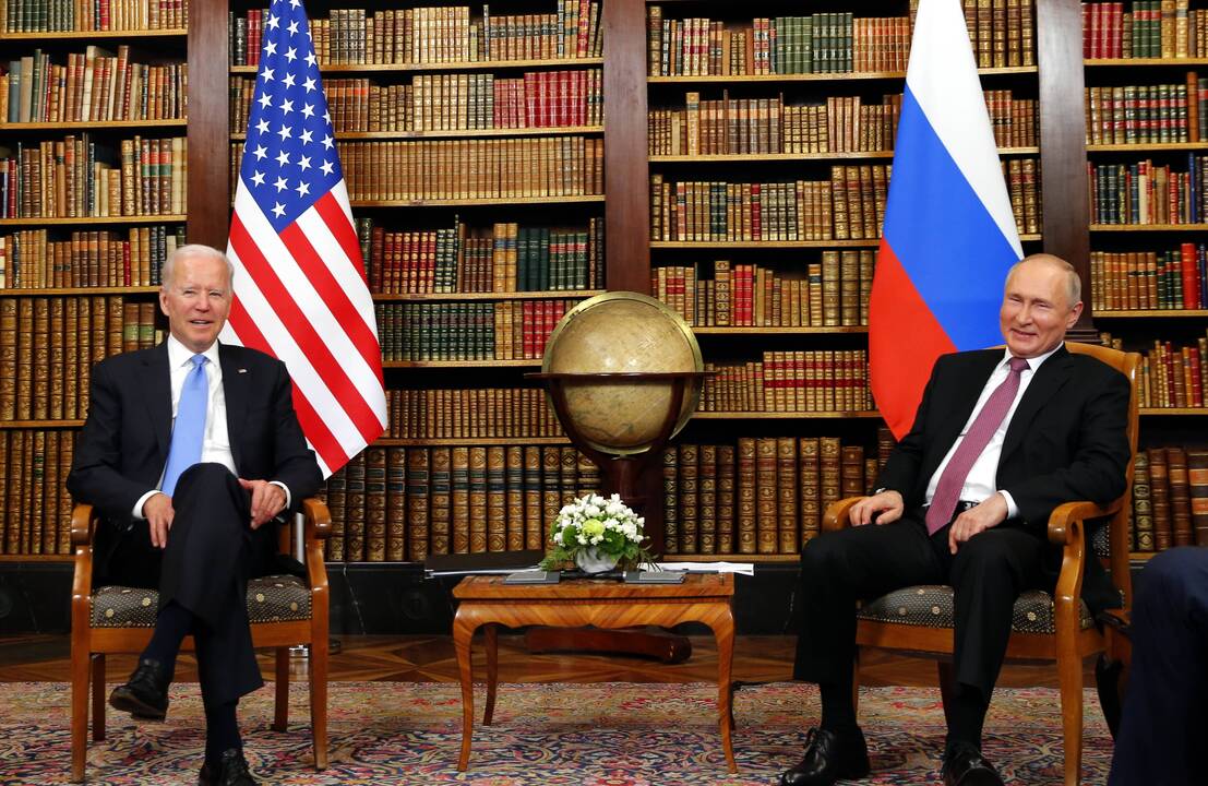 Joe Bidenas ir Vladimiras Putinas