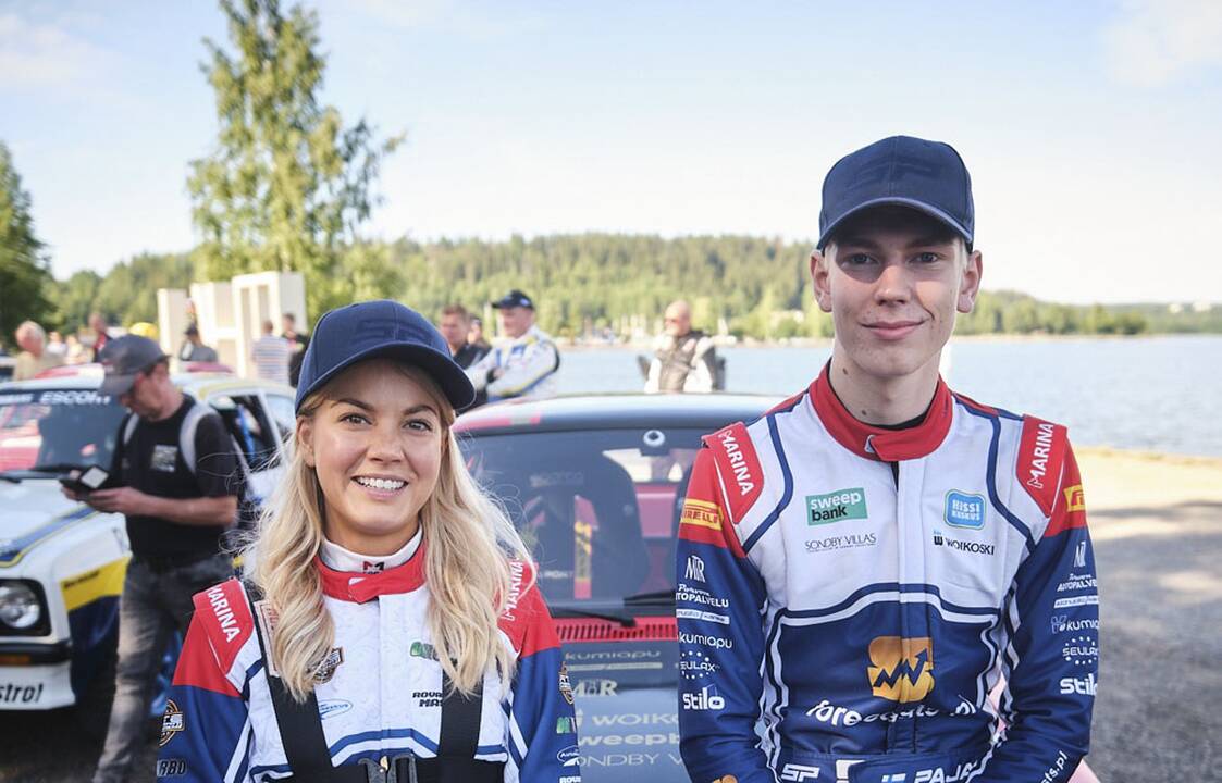 Suomiai: J.Hussi ir J.Pajaris, važiavę „Samsonas Motorsport“ komandos automobiliu, sėkmingiausiai įveikė Utenos ralio dvylika greičio ruožų iš penkiolikos.