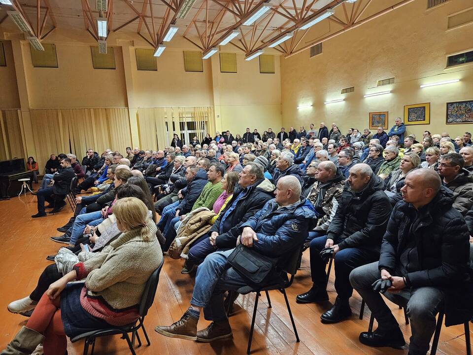 Dėmesys: susitikime su pietinės miesto dalies gyventojais A. Vaitkus pristatė būsimus planus.