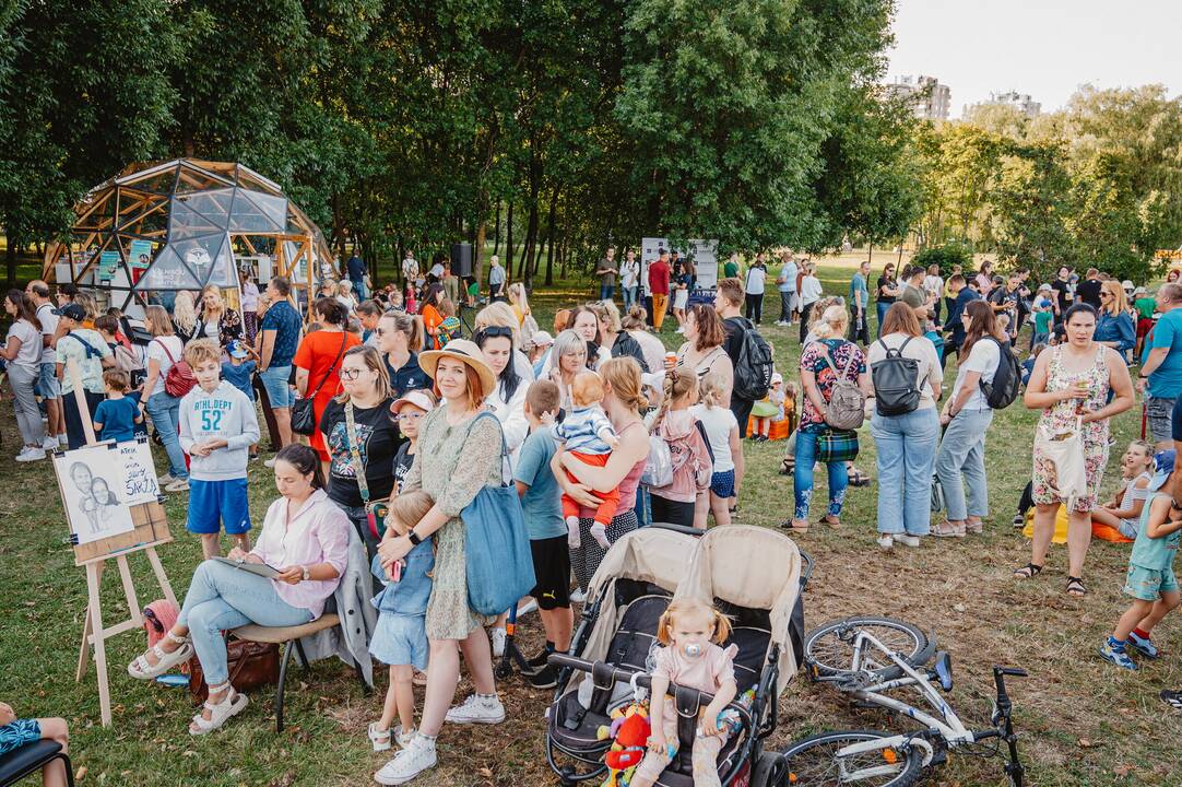 Šeimų piknikas „Kuriame miestą drauge“ subūrė daugybę kauniečių