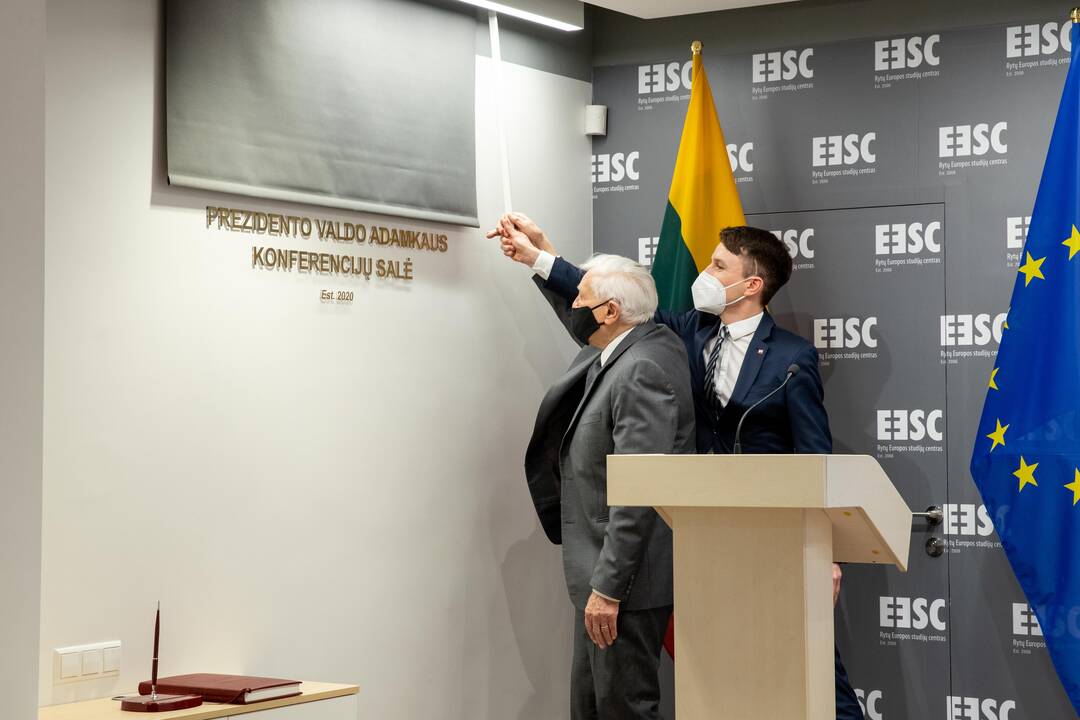Prezidento Valdo Adamkaus vardo salės atidarymas Rytų Europos studijų centre