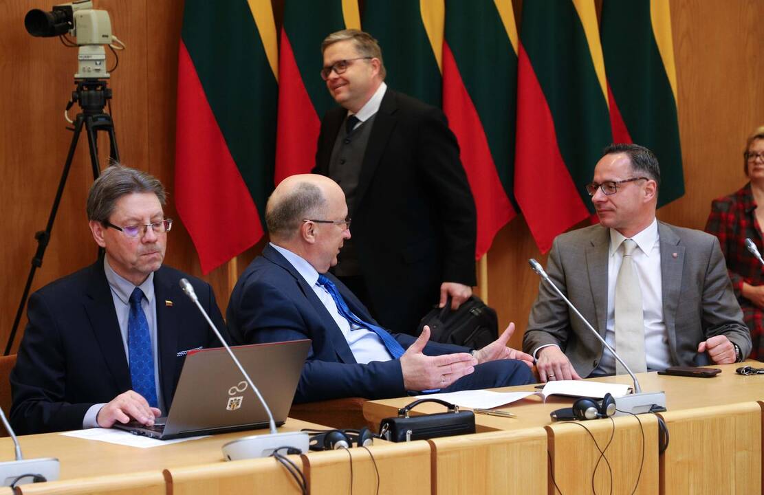 Vitas Vasiliauskas (kairėje) ir Stasys Jakeliūnas