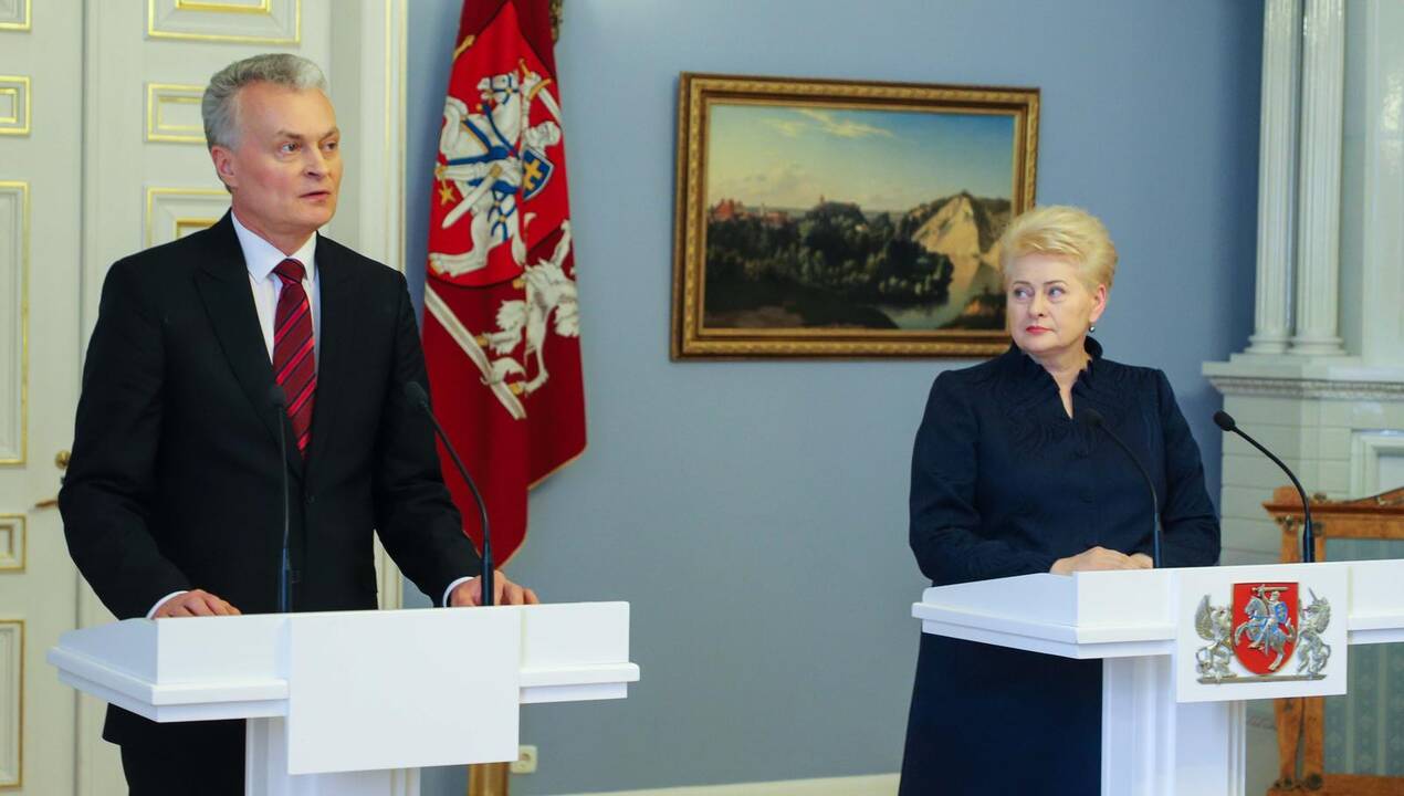 Gitanas Nausėda ir Dalia Grybauskaitė