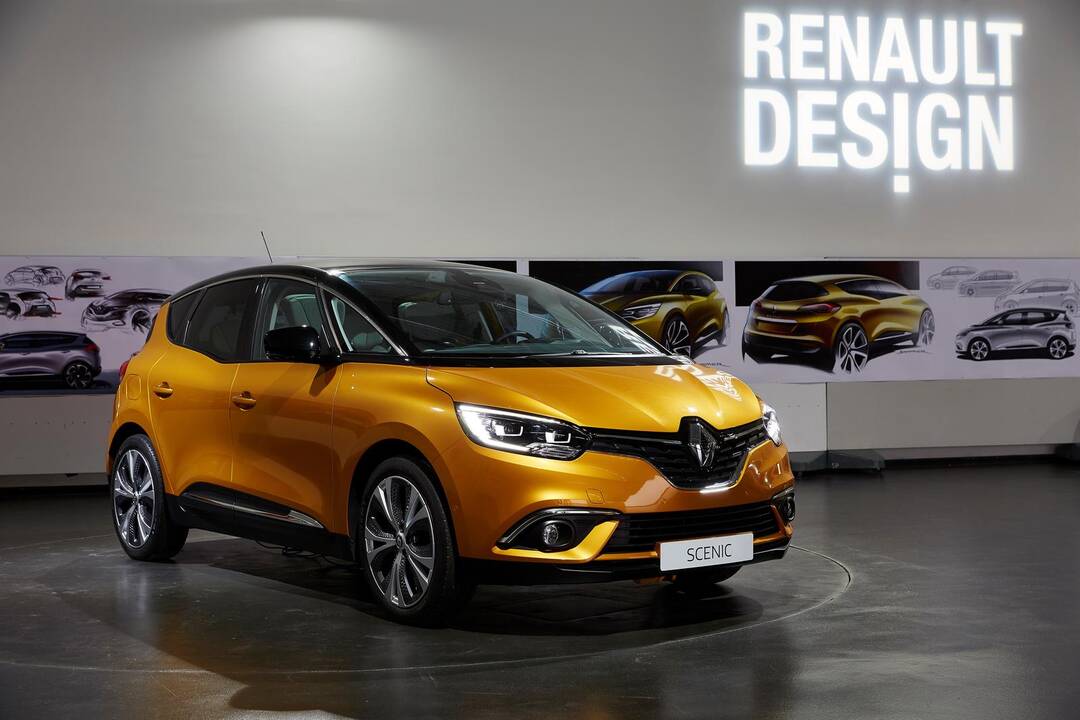 Naujasis „Renault SCENIC“ pelnė aukščiausią saugumo įvertinimą
