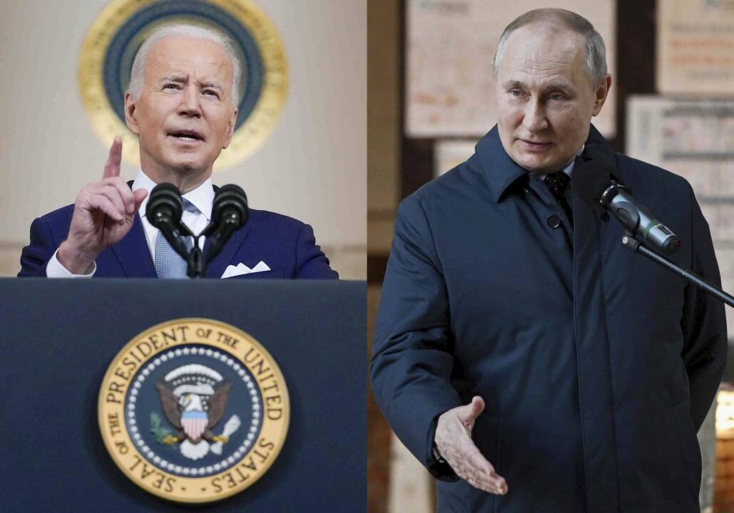 Joe Bidenas ir Vladimiras Putinas