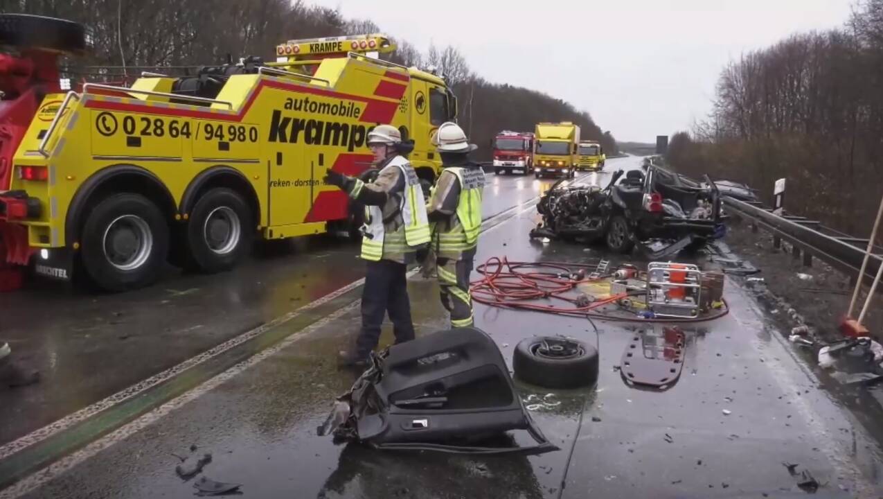 Kraupi avarija Vokietijoje: žuvo trys lenkai