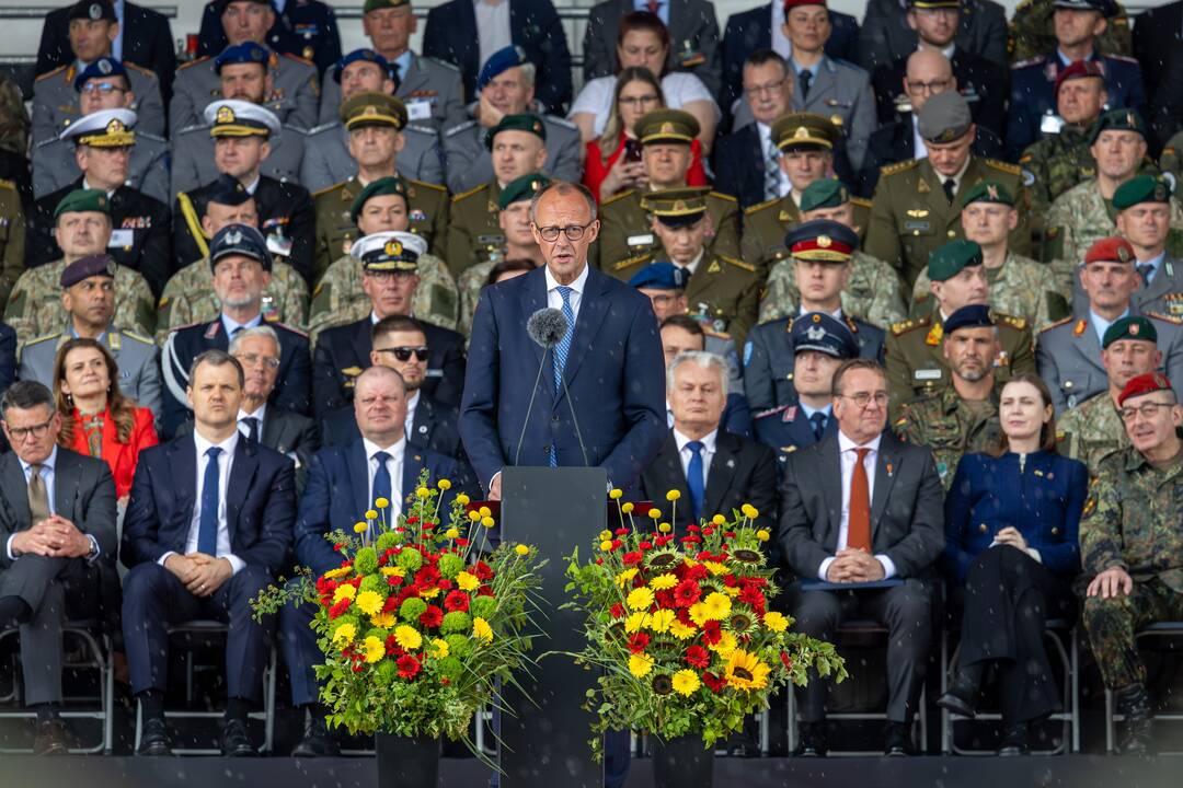 Sostinėje siūloma įrengti atminimo lentą su Vokietijos kanclerio žodžiais