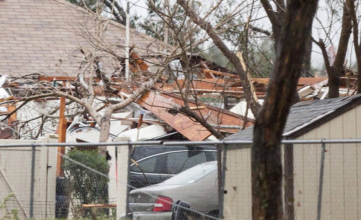 Teksaso valstijoje siautėjo tornadai