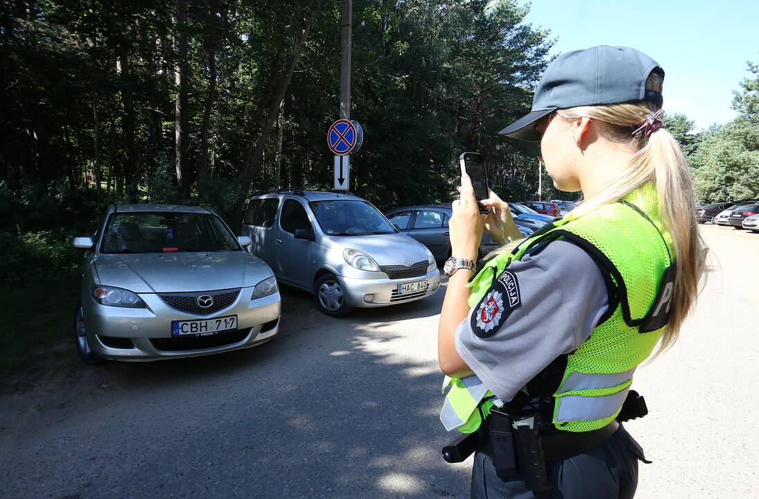 Policijos reidas prie Lampėdžio ežero