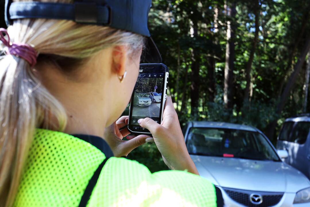 Policijos reidas prie Lampėdžio ežero