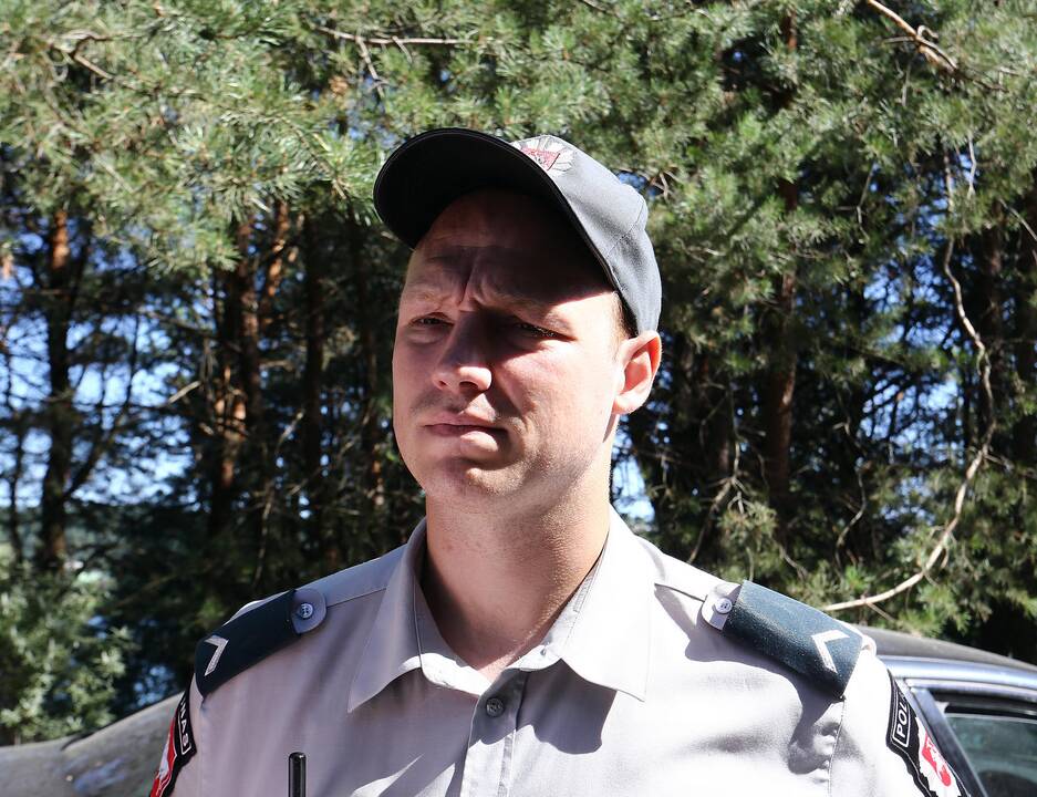 Policijos reidas prie Lampėdžio ežero