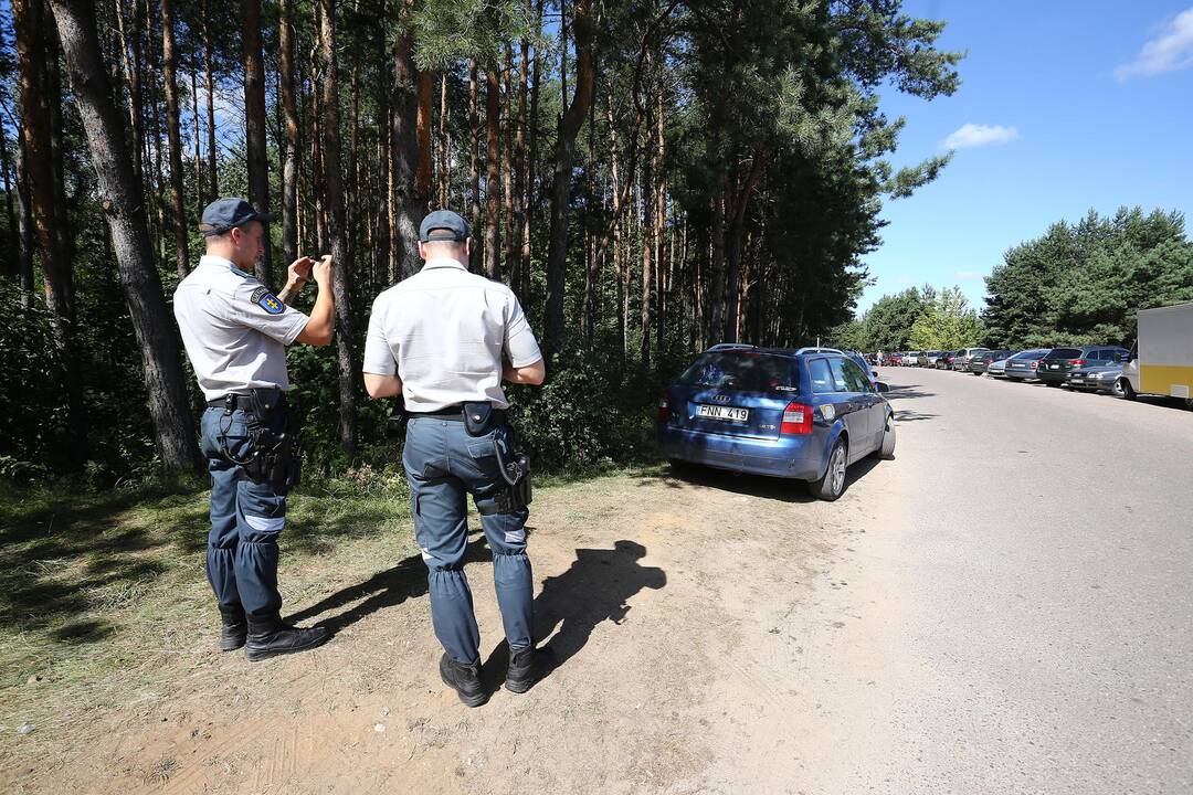 Policijos reidas prie Lampėdžio ežero