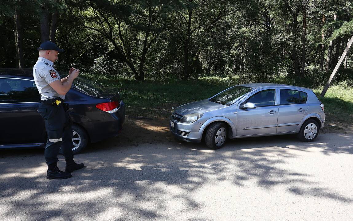Policijos reidas prie Lampėdžio ežero