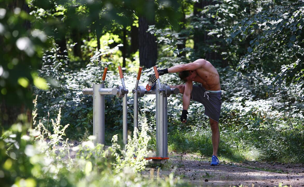 Policijos reidas prie Lampėdžio ežero