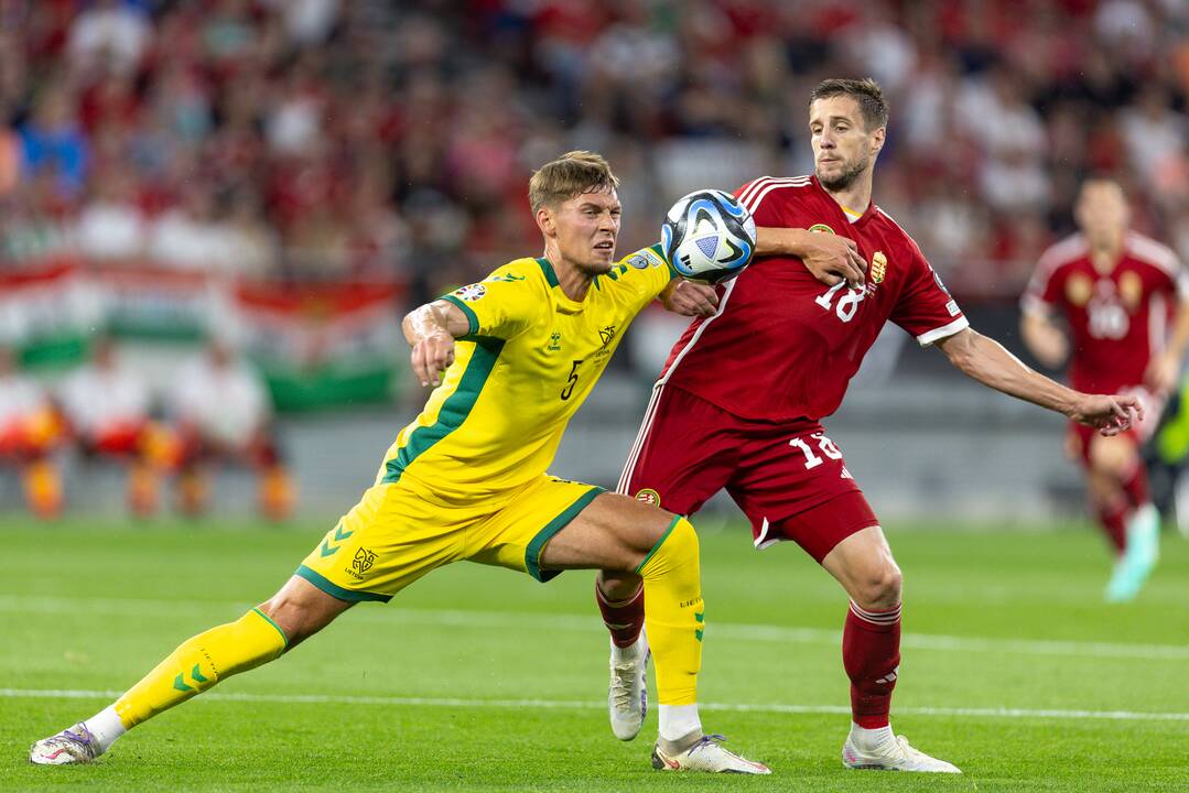 Europos futbolo čempionato atranka: Vengrija – Lietuva 2:0