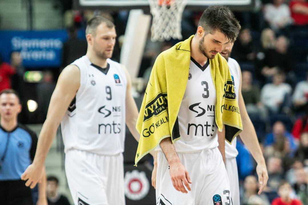 Europos taurė: Vilniaus „Rytas“ –  Belgrado „Partizan“ 61:66