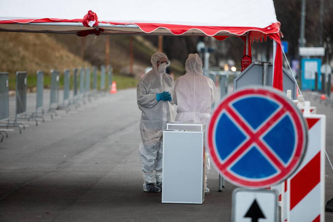 Vilniuje atidarytas pirmasis koronaviruso mobilus punktas