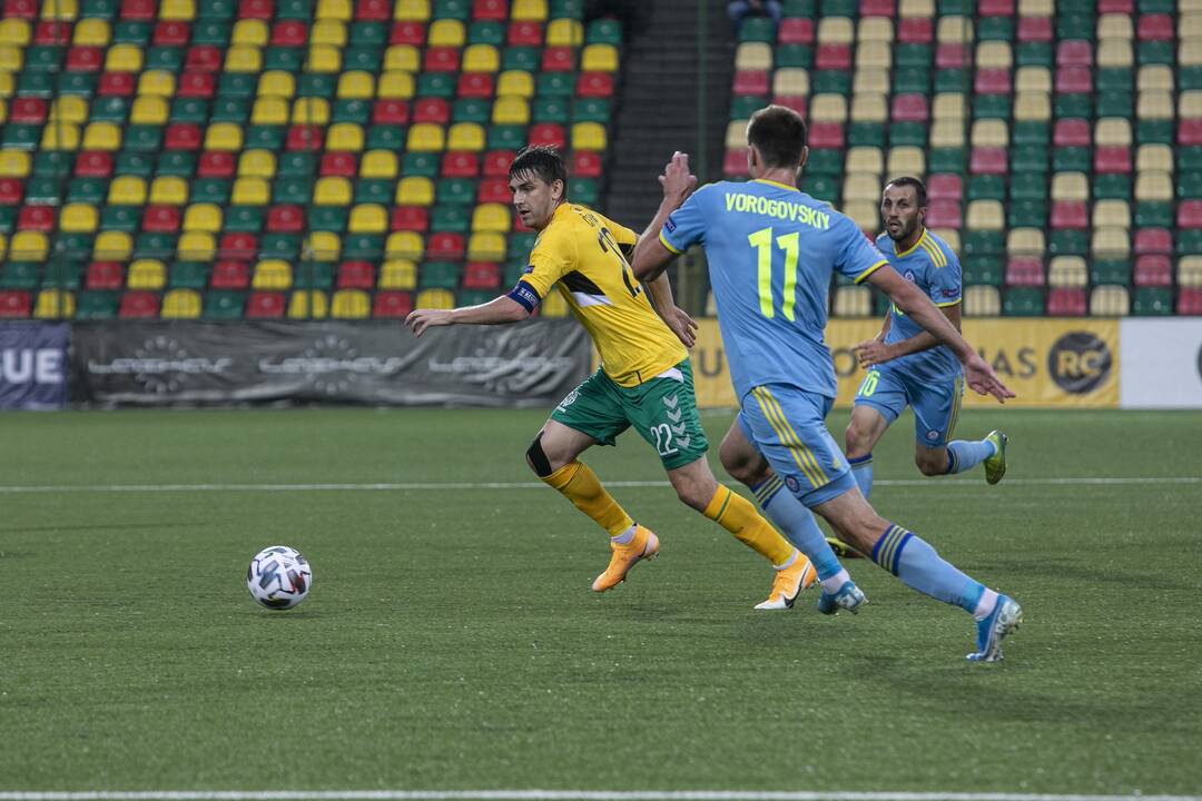 UEFA Tautų lyga: Lietuva – Kazachstanas 0:2