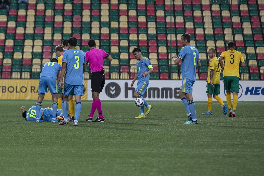 UEFA Tautų lyga: Lietuva – Kazachstanas 0:2