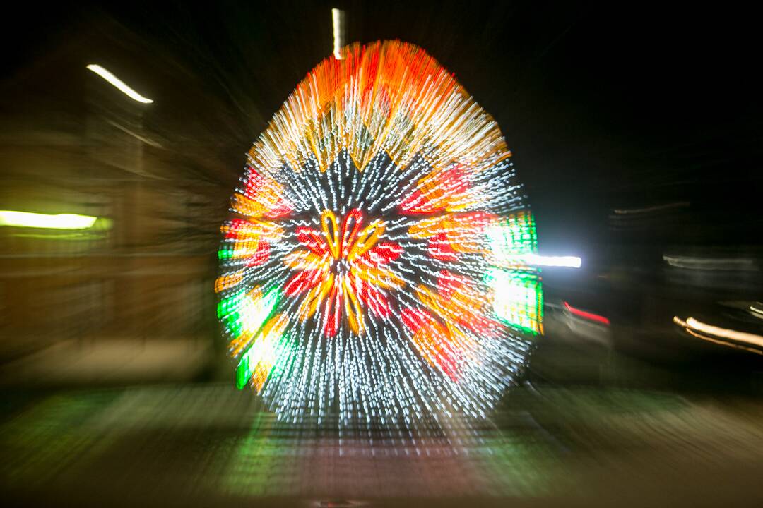 Kaunas pasipuošė velykiniais margučiais
