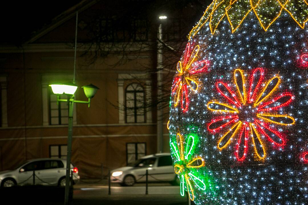 Kaunas pasipuošė velykiniais margučiais