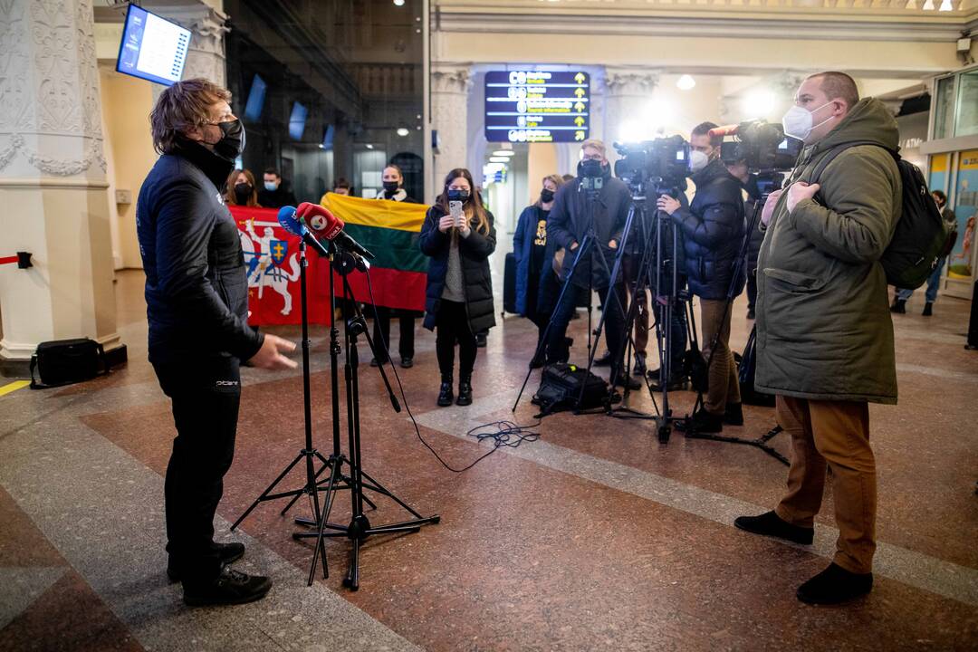 B. Vanagas iš Dakaro ralio grįžo į Lietuvą