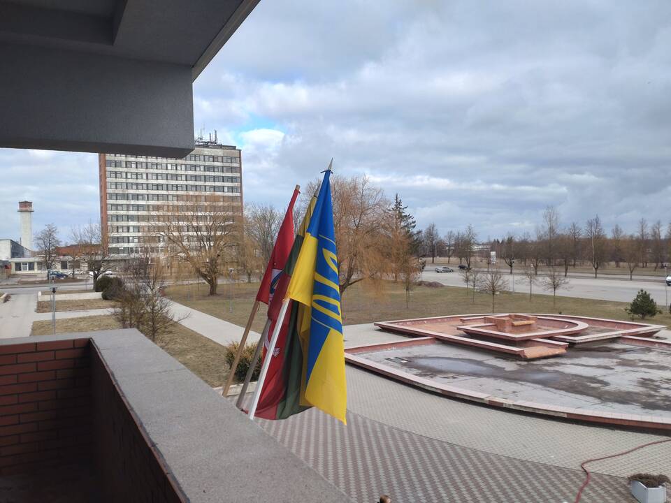 Ukrainiečių pabėgėlių registracijos centras Alytuje