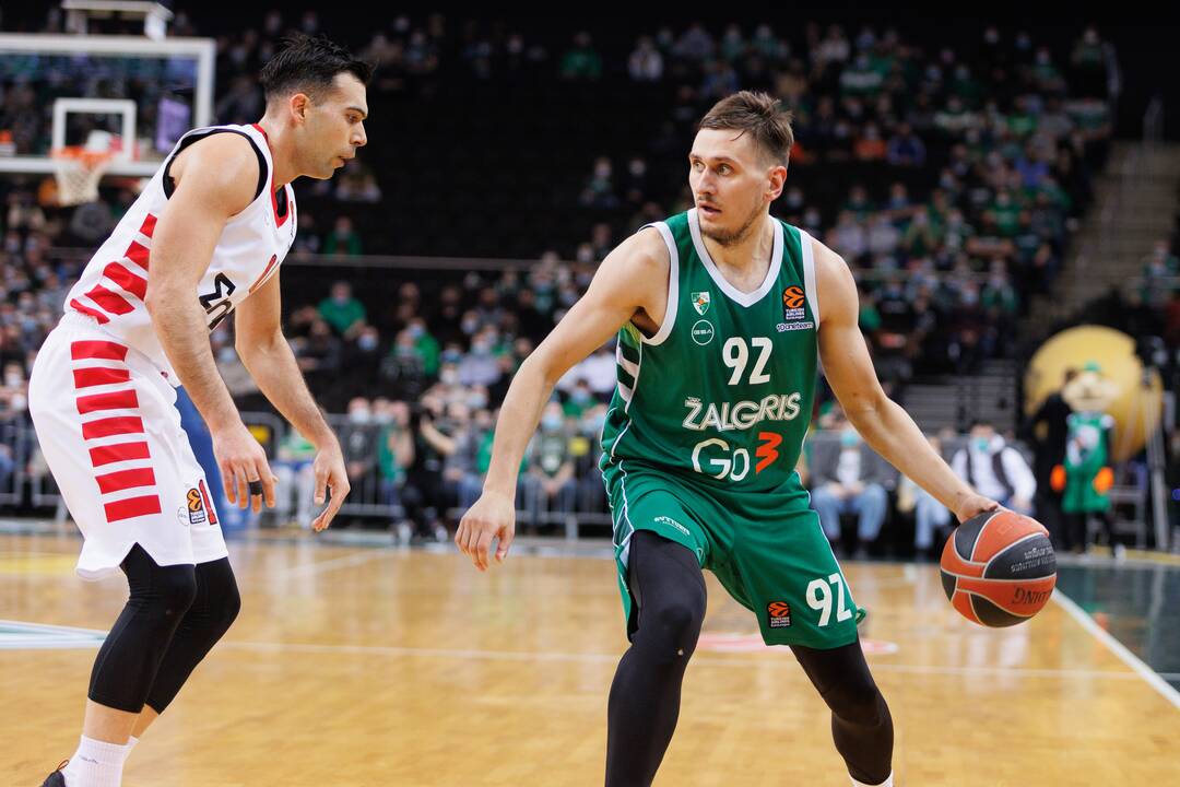 Eurolyga: Kauno „Žalgiris“ – Pirėjo „Olympiakos“ 73:84
