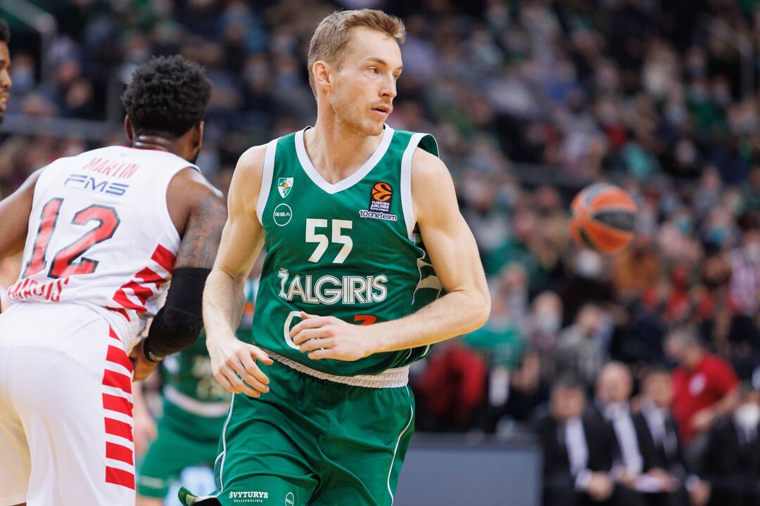 Eurolyga: Kauno „Žalgiris“ – Pirėjo „Olympiakos“ 73:84
