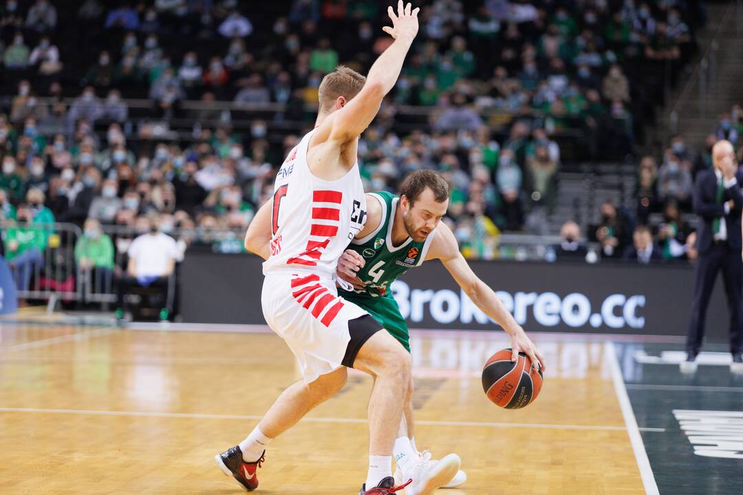 Eurolyga: Kauno „Žalgiris“ – Pirėjo „Olympiakos“ 73:84
