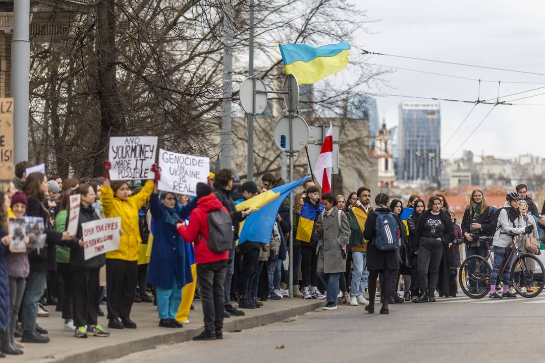 Protestas prie Vokietijos ambasados Vilniuje