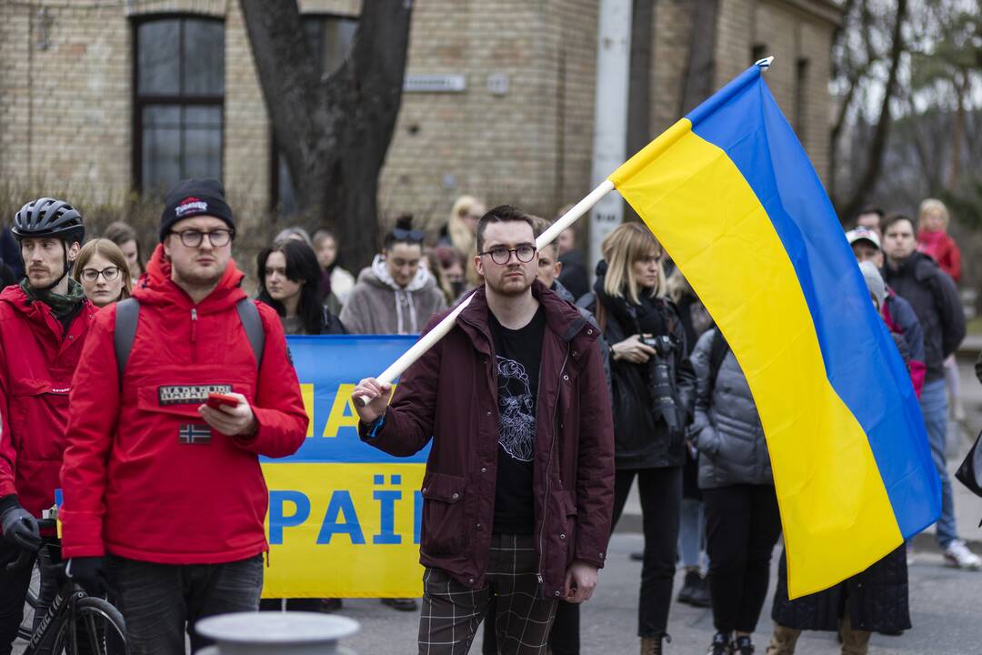 Protestas prie Vokietijos ambasados Vilniuje