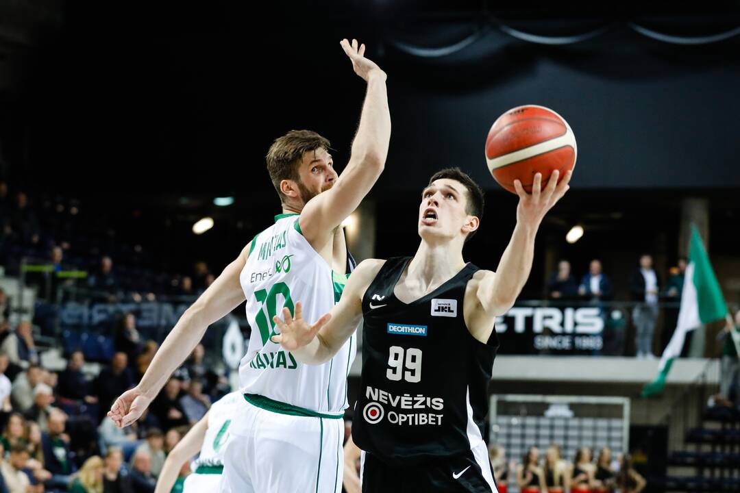 LKL: Kėdainių „Nevėžis – Optibet“  –  Kauno „Žalgiris“ 64:72