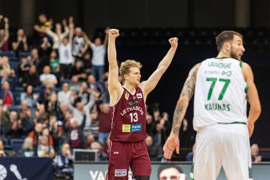 LKL pusfinalis: Panevėžio „Lietkabelis“ – Kauno „Žalgiris“ 79:55