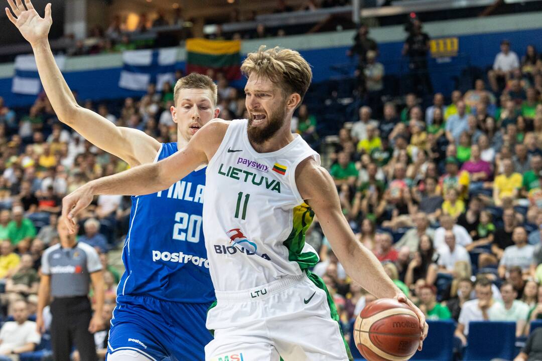 Kontrolinės krepšinio rungtynės: Lietuva – Suomija 87:52