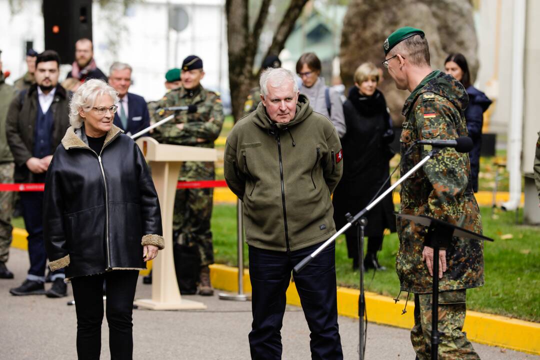 Lietuvai priskirtos Vokietijos brigados štabo inauguracija