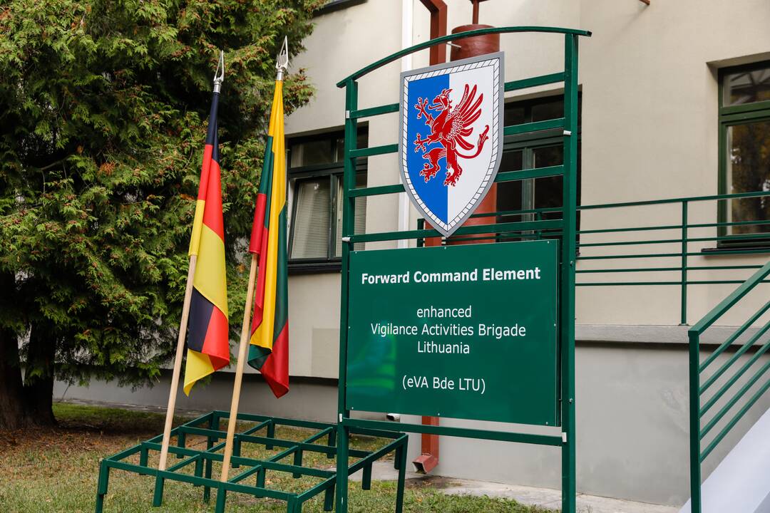 Lietuvai priskirtos Vokietijos brigados štabo inauguracija