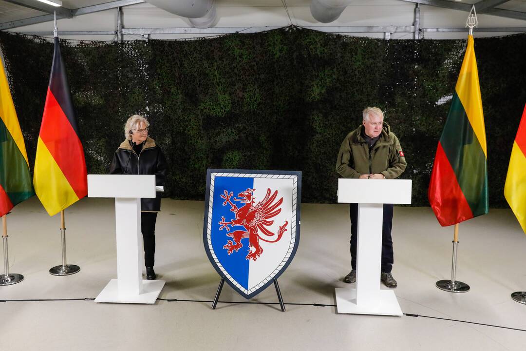 Lietuvai priskirtos Vokietijos brigados štabo inauguracija