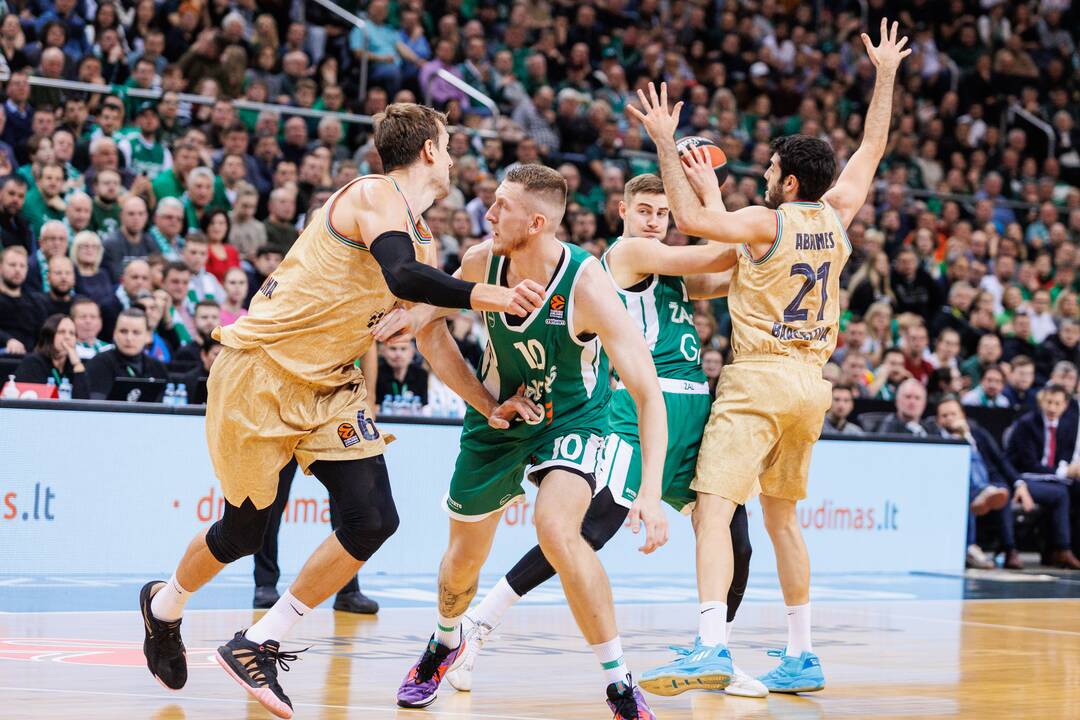 Eurolyga: „Žalgiris“ – „Barcelona“ 73:72
