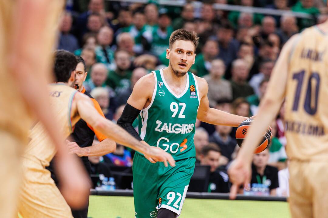 Eurolyga: „Žalgiris“ – „Barcelona“ 73:72