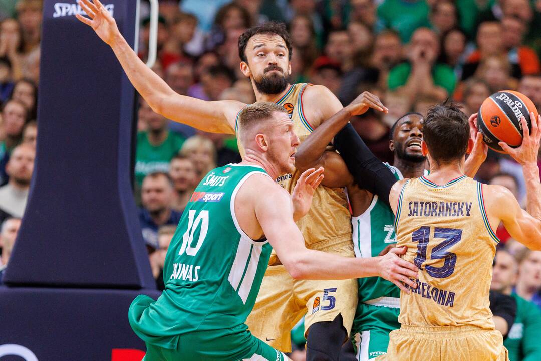 Eurolyga: „Žalgiris“ – „Barcelona“ 73:72